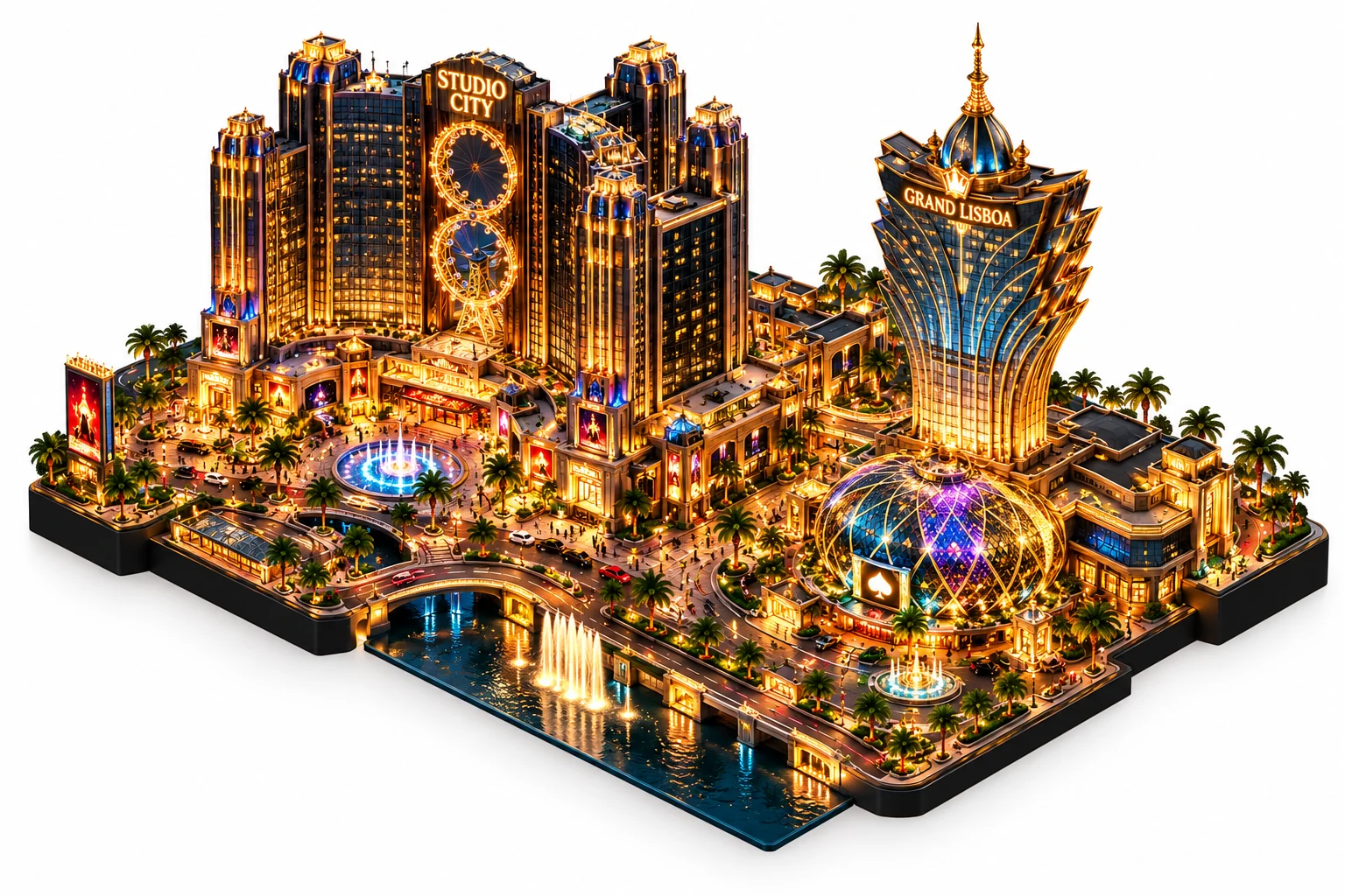 Diorama casino terrestre